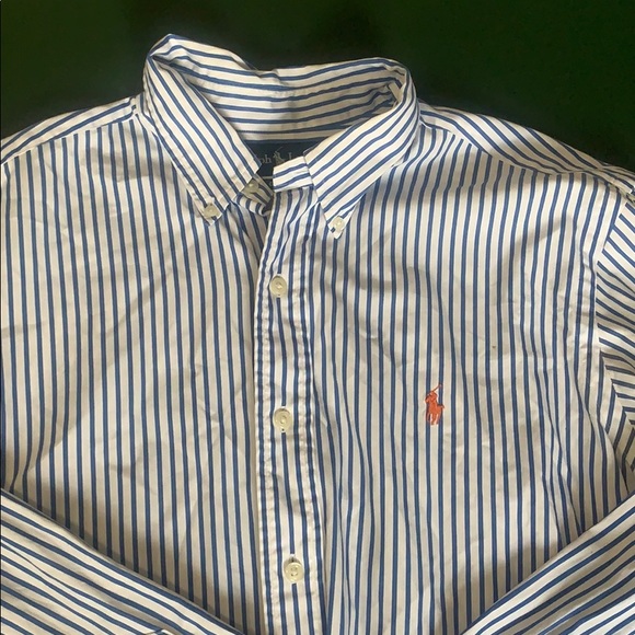 Ralph Lauren preowned stripped classic fit shirt - Picture 2 of 4